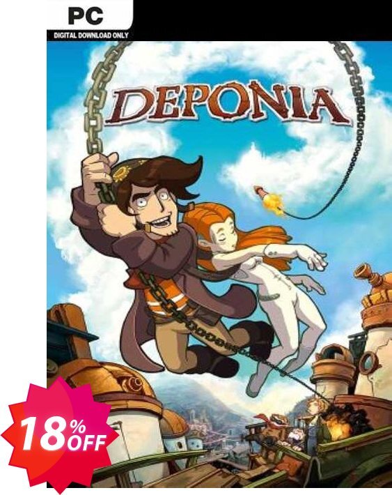 Deponia PC Coupon code 18% discount 