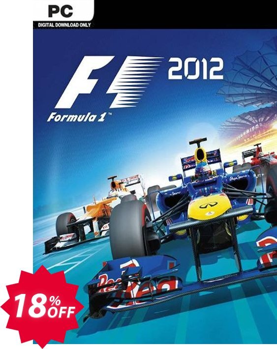 F1 2012 PC Coupon code 18% discount 