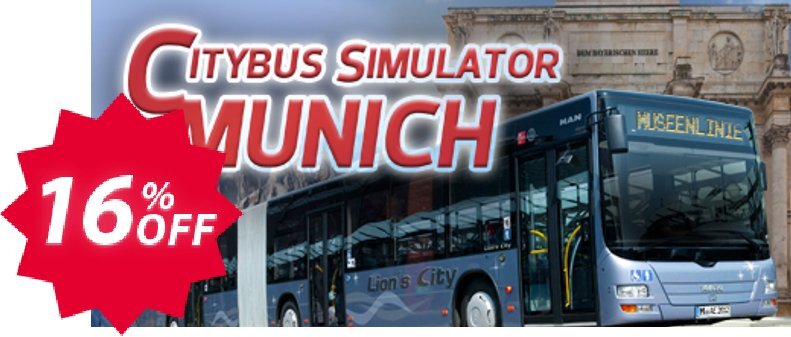 Munich Bus Simulator PC Coupon code 16% discount 