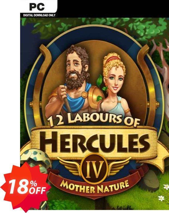 12 Labours of Hercules IV Mother Nature, Platinum Edition PC Coupon code 18% discount 