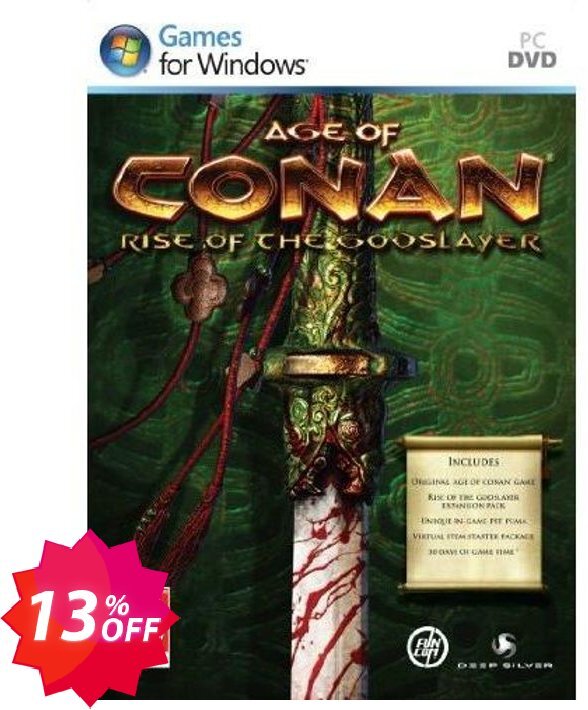 Age of Conan : Rise of the Godslayer, PC  Coupon code 13% discount 