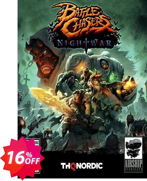 Battle Chasers: Nightwar PC Coupon code 16% discount 