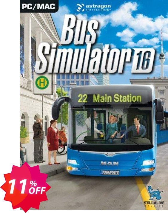 Bus Simulator 2016 PC Coupon code 11% discount 