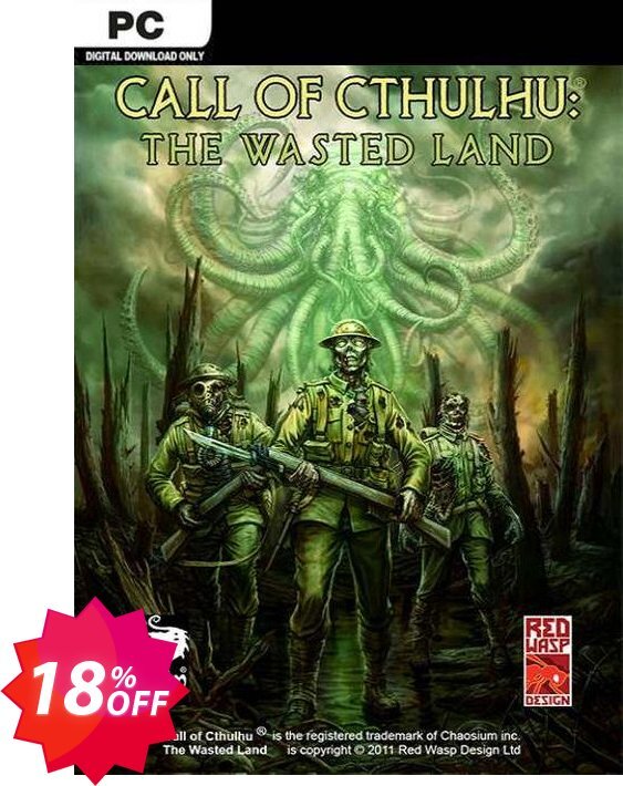 Call of Cthulhu The Wasted Land PC Coupon code 18% discount 