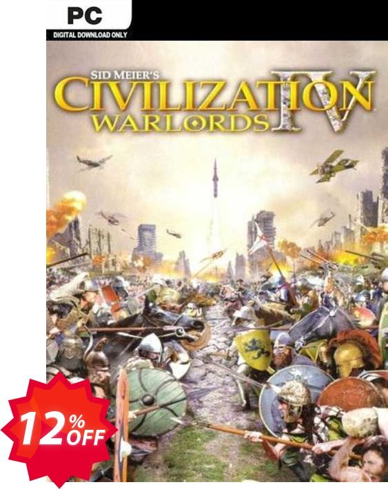 Civilization IV Warlords PC Coupon code 12% discount 