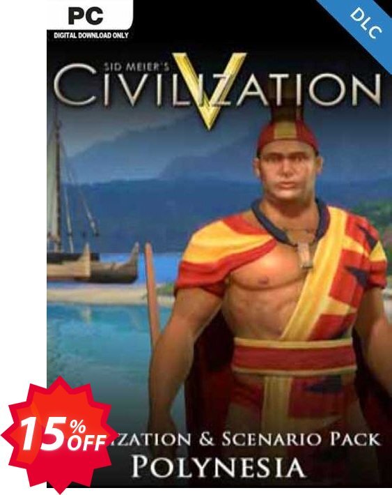 Civilization V Civ and Scenario Pack Polynesia PC Coupon code 15% discount 