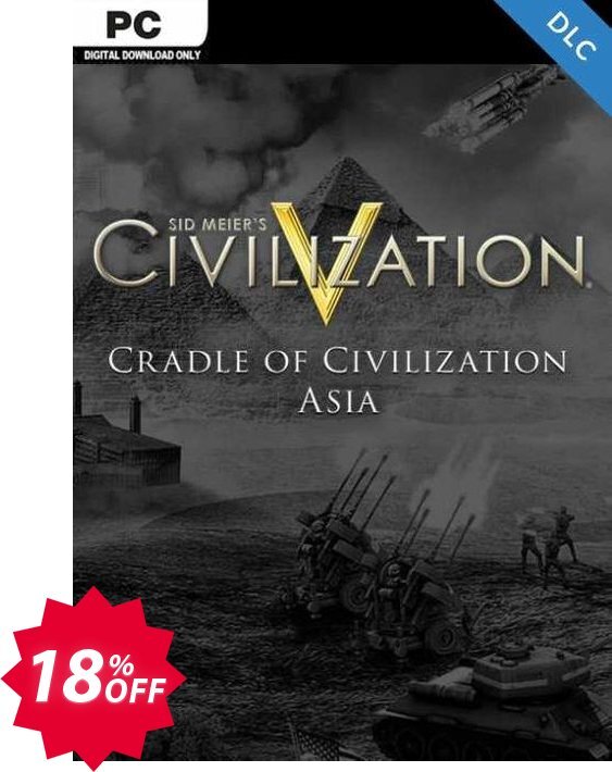 Civilization V Cradle of Civilization Map Pack Asia PC Coupon code 18% discount 