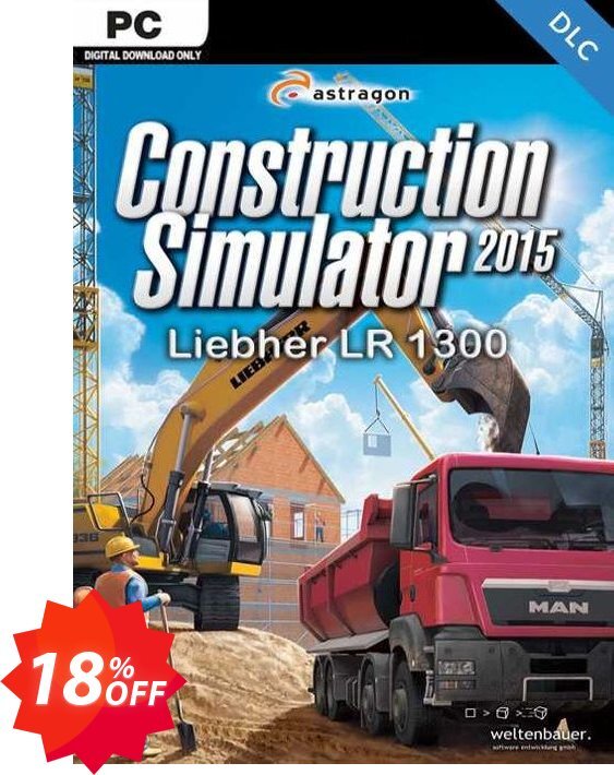 Construction Simulator 2015 Liebherr LR 1300 PC Coupon code 18% discount 