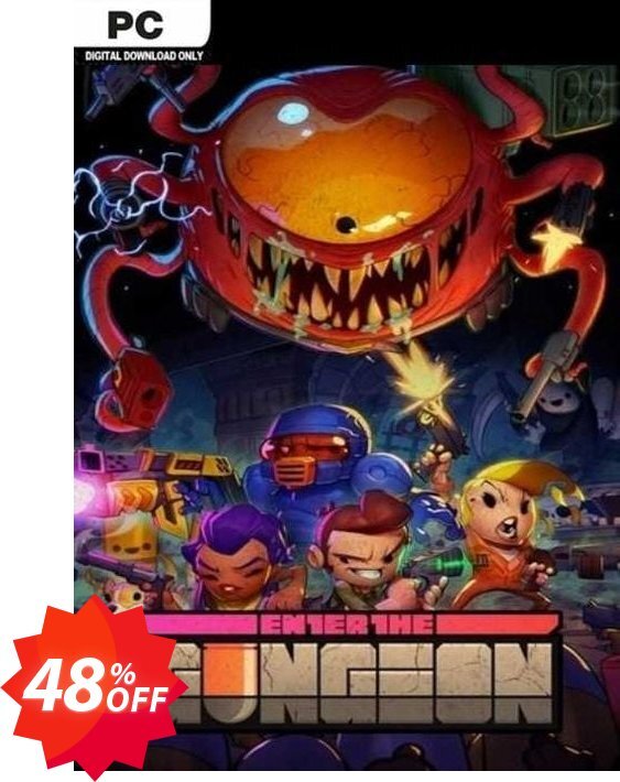 Enter the Gungeon PC Coupon code 48% discount 