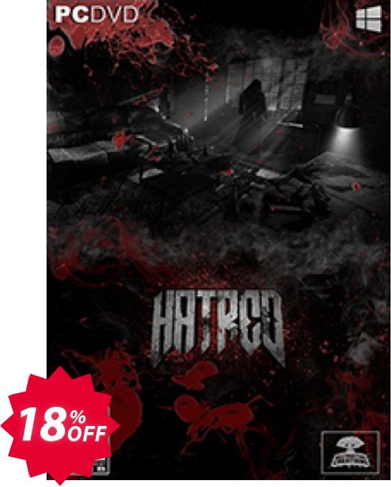 Hatred PC Coupon code 18% discount 