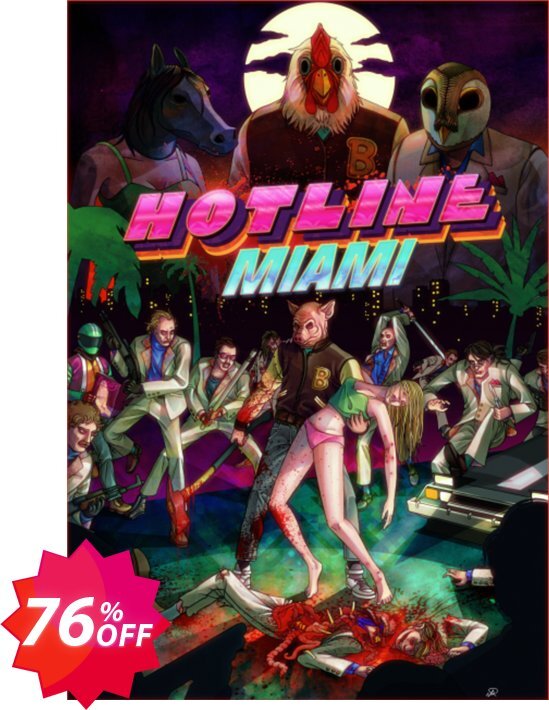 Hotline Miami PC Coupon code 76% discount 