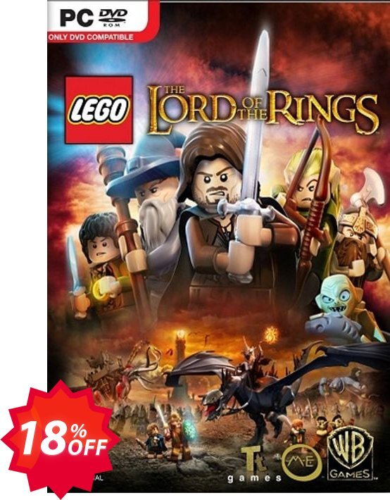 LEGO Lord of the Rings, PC  Coupon code 18% discount 