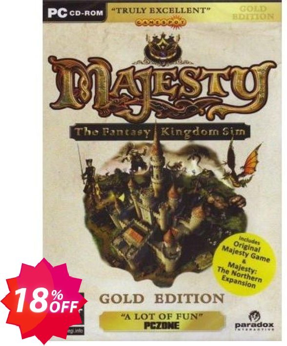 Majesty: Gold Edition - Majesty and Northern Expansion, PC  Coupon code 18% discount 