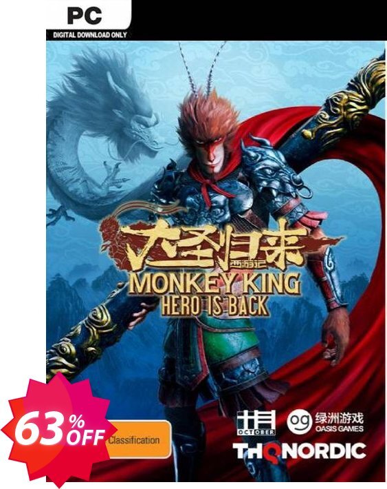 Monkey King: Hero is Back PC Coupon code 63% discount 