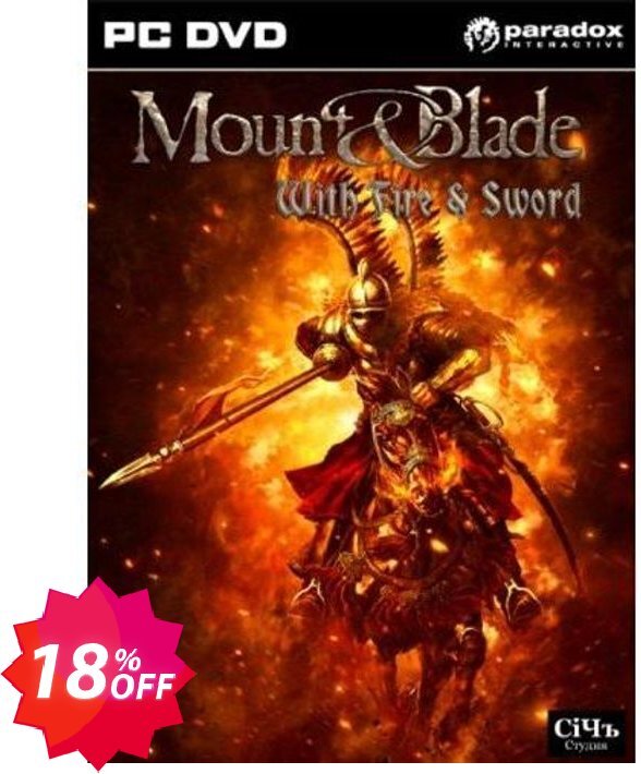 Mount and Blade with Fire and Sword, PC  Coupon code 18% discount 