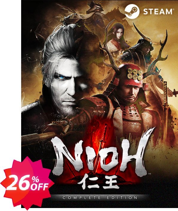 Nioh: Complete Edition PC Coupon code 26% discount 