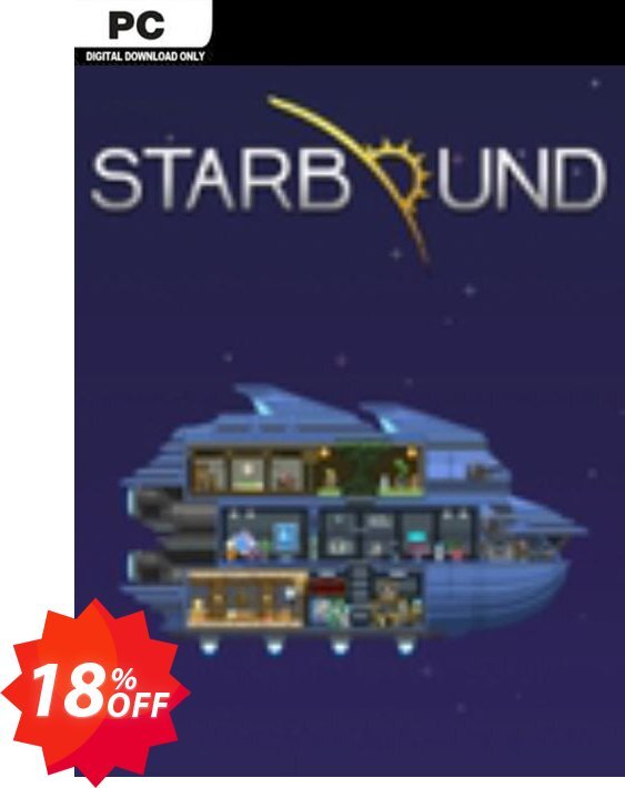 Starbound PC Coupon code 18% discount 