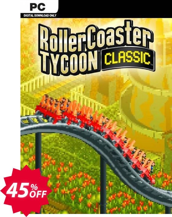 Rollercoaster Tycoon Classic PC Coupon code 45% discount 