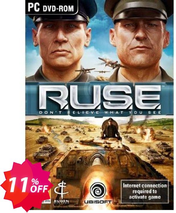 R.U.S.E, PC  Coupon code 11% discount 