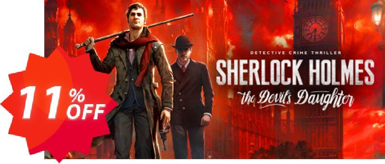 Sherlock Holmes The Devil's Daughter PC Coupon code 11% discount 