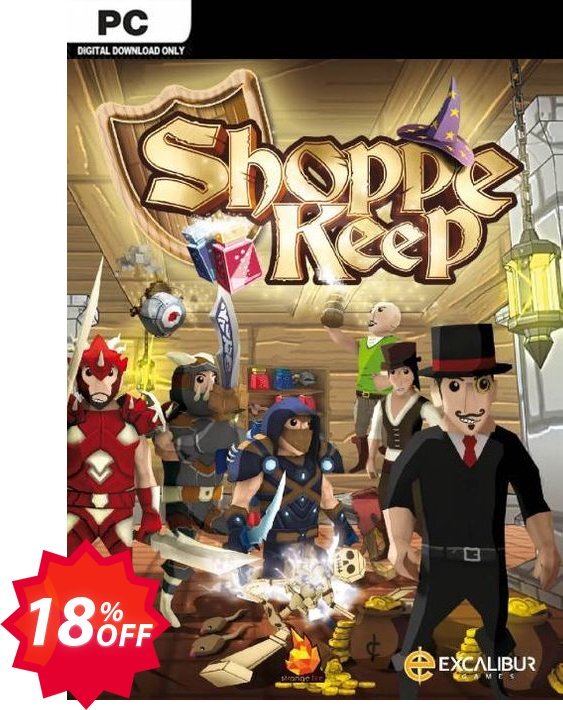 Shoppe Keep PC Coupon code 18% discount 