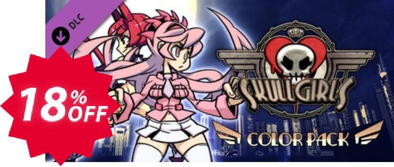 Skullgirls Color Palette Bundle PC Coupon code 18% discount 