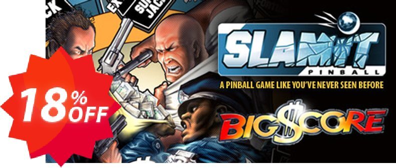 SlamIt Pinball Big Score PC Coupon code 18% discount 