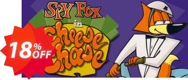 Spy Fox In Cheese Chase PC Coupon code 18% discount 