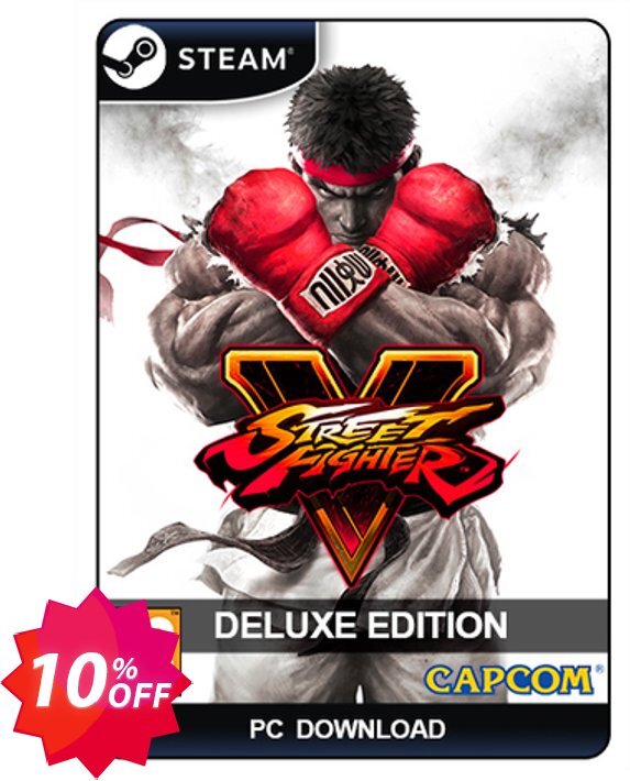 Street Fighter 5 Deluxe Edition PC Coupon code 10% discount 