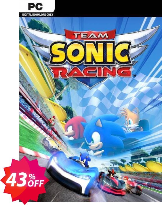 Team Sonic Racing PC Coupon code 43% discount 