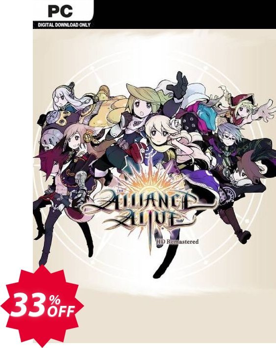 The Alliance Alive HD Remastered PC Coupon code 33% discount 