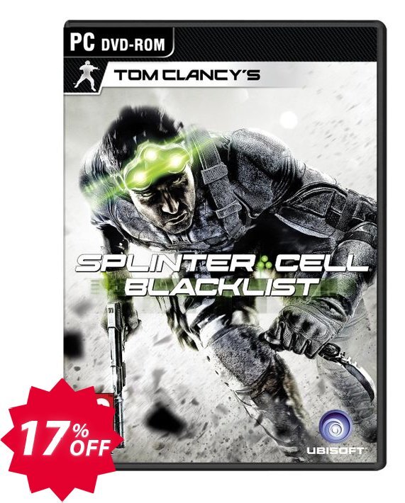 Tom Clancy's Splinter Cell Blacklist - Limited Upper Echelon Edition, PC  Coupon code 17% discount 