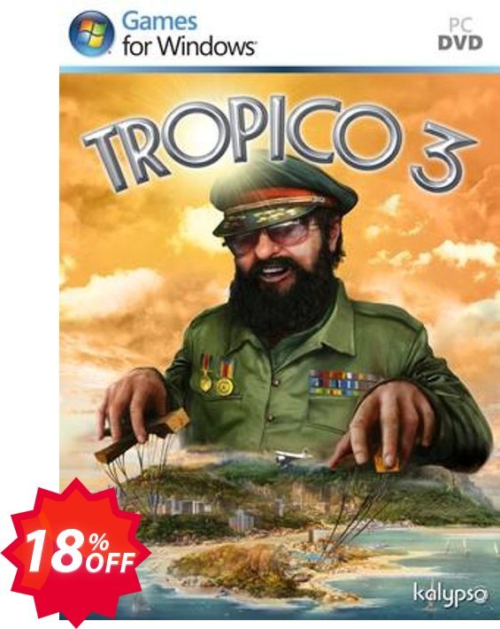 Tropico 3, PC  Coupon code 18% discount 