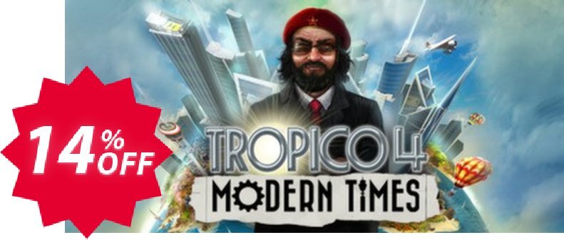 Tropico 4 Modern Times PC Coupon code 14% discount 