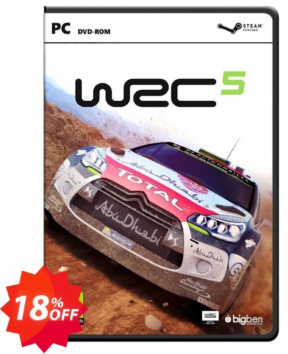 WRC 5: World Rally Championship PC Coupon code 18% discount 