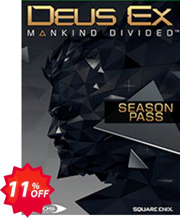 Deus Ex: Mankind Divided Season Pass PC Coupon code 11% discount 