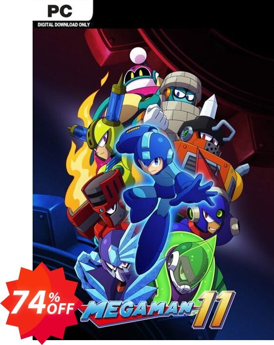 Mega Man 11 PC Coupon code 74% discount 