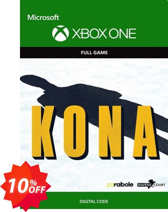 Kona Xbox One Coupon code 10% discount 