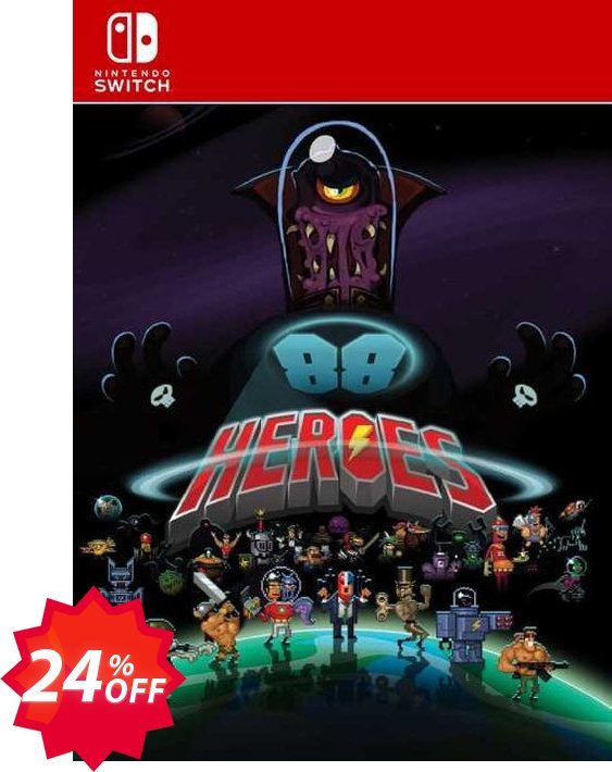 88 Heroes Switch, EU  Coupon code 24% discount 