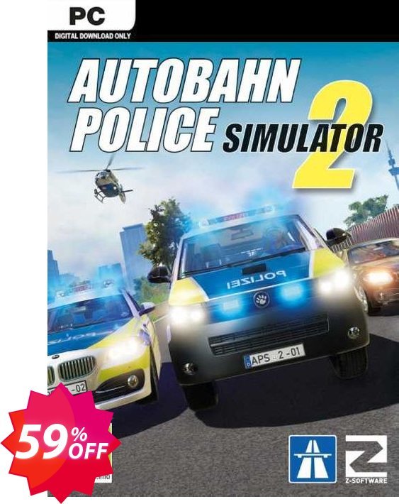 Autobahn Police Simulator 2 PC Coupon code 59% discount 