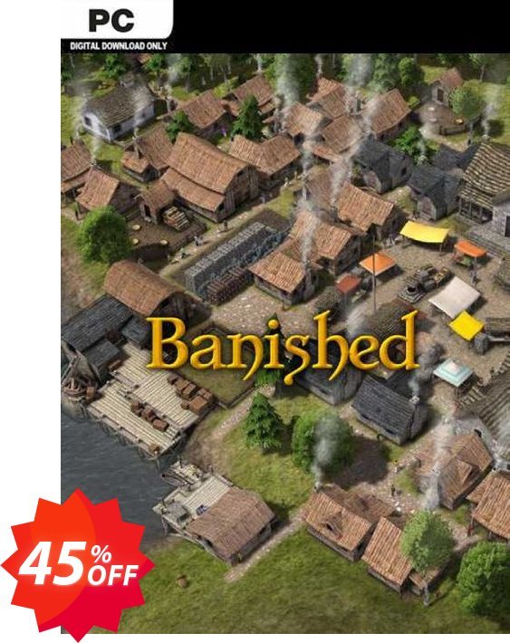 Banished PC Coupon code 45% discount 