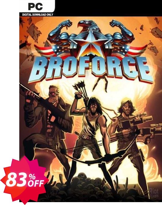 Broforce PC Coupon code 83% discount 