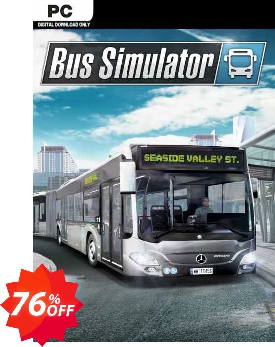 Bus Simulator 18 PC, EU  Coupon code 76% discount 