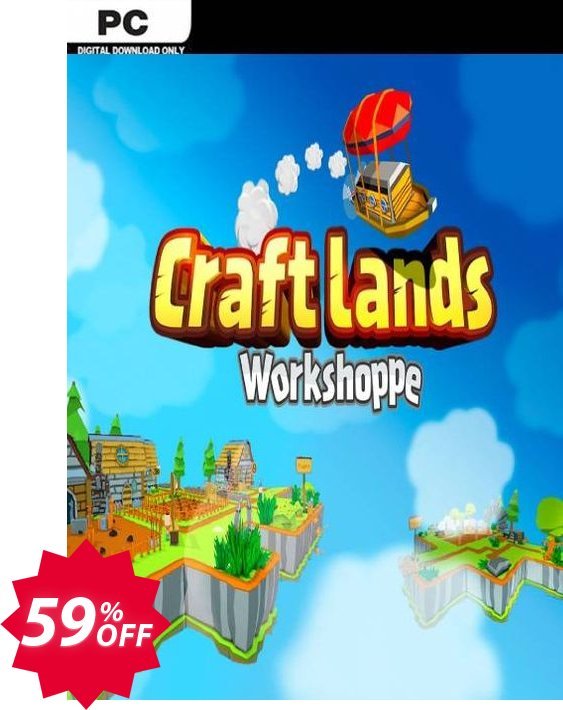 Craftlands Workshoppe PC Coupon code 59% discount 