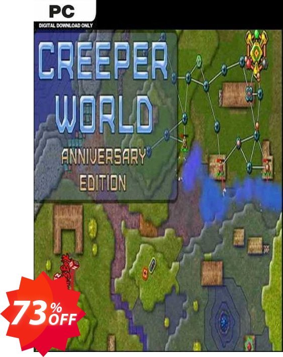 Creeper World: Anniversary Edition PC, EN  Coupon code 73% discount 