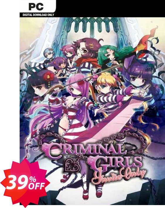 Criminal Girls Invite Only PC Coupon code 39% discount 