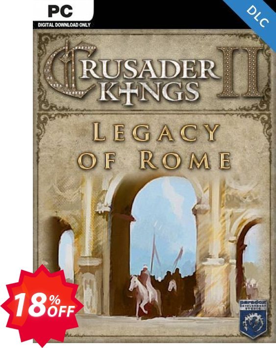 Crusader Kings II: Legacy of Rome PC - DLC Coupon code 18% discount 