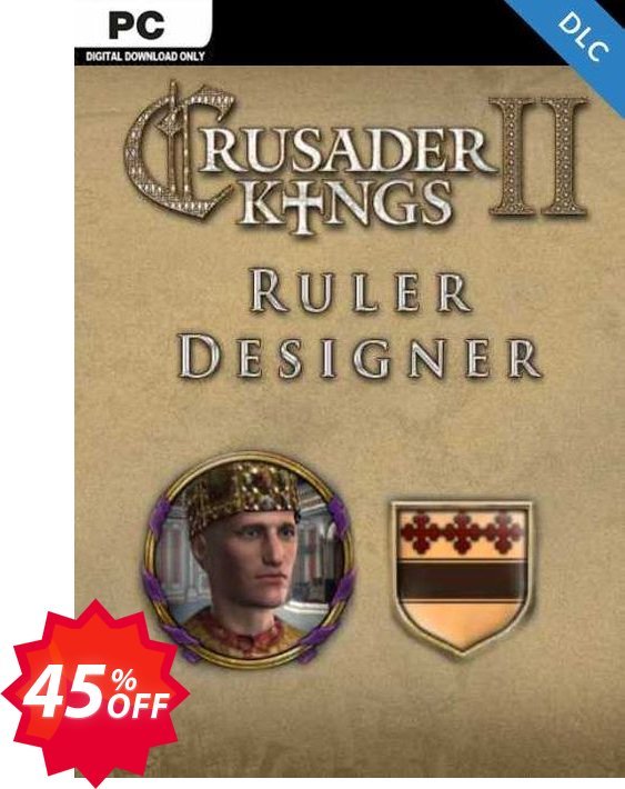 Crusader Kings II - Ruler Designer PC - DLC Coupon code 45% discount 