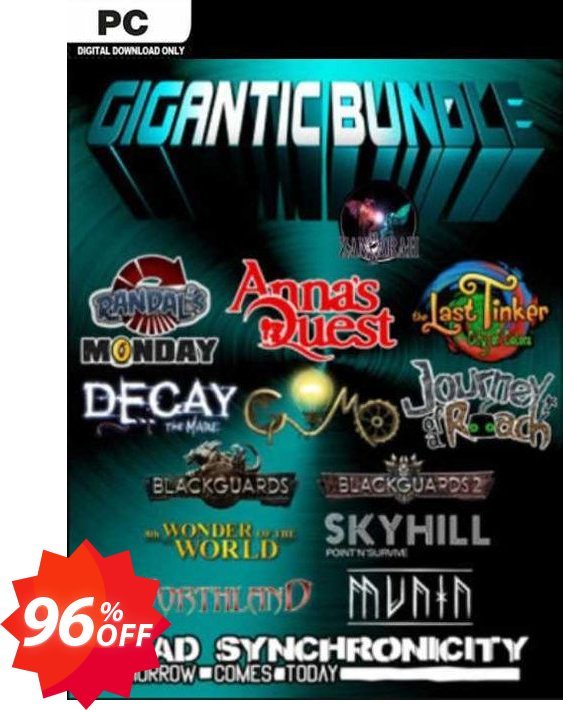 Daedalic - Gigantic Bundle PC Coupon code 96% discount 