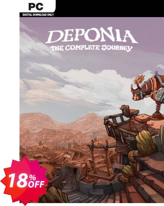 Deponia The Complete Journey PC Coupon code 18% discount 